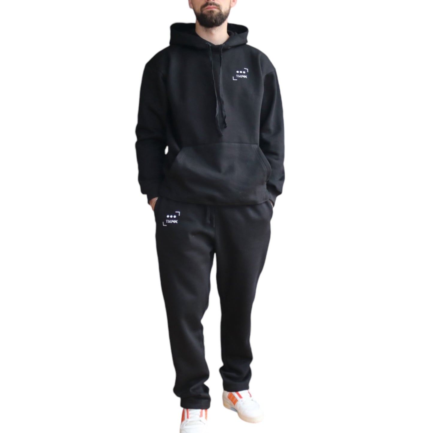 Heavyweight Oversized Tracksuit In Black