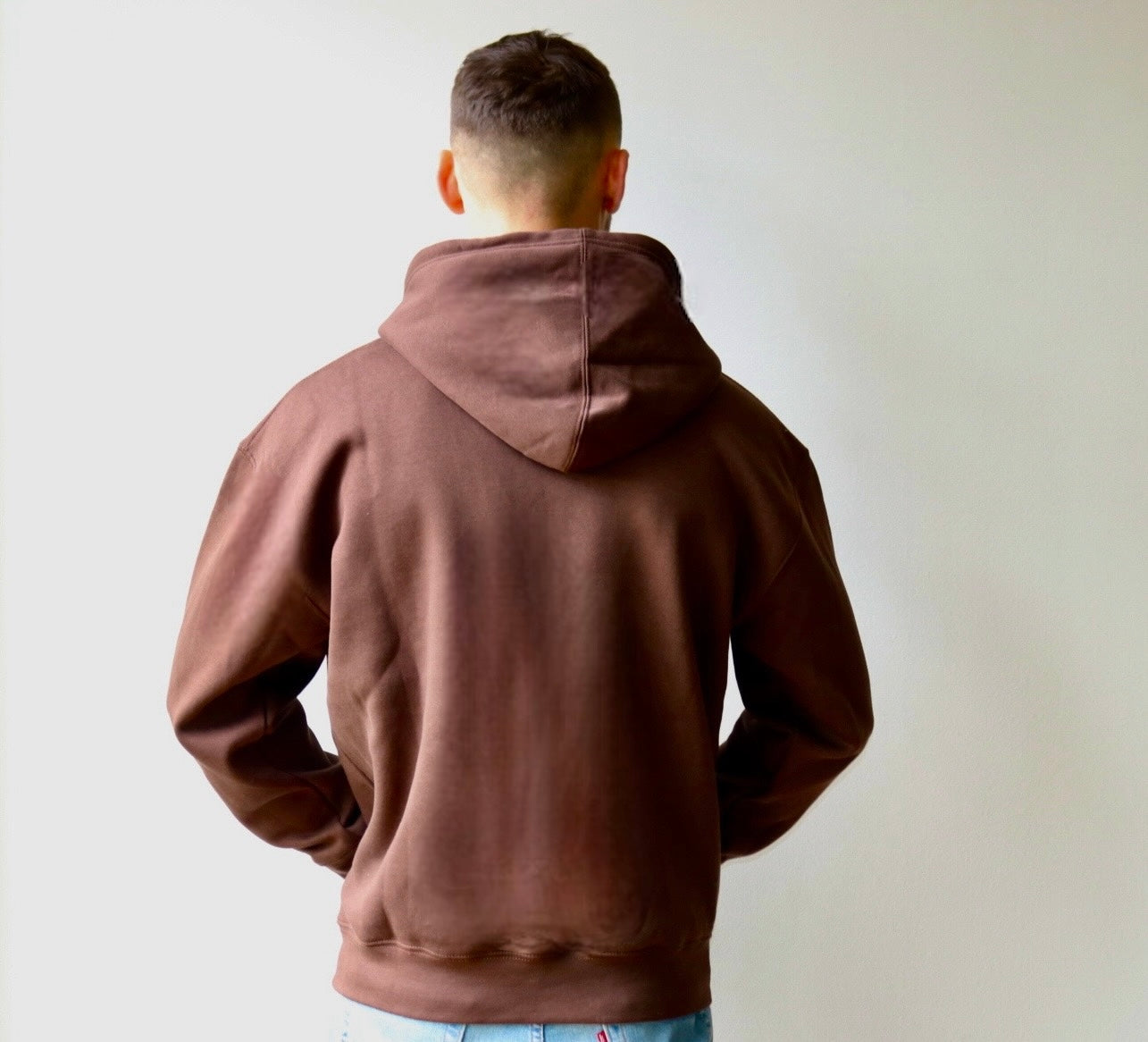 Oversized Hoodie in Brown